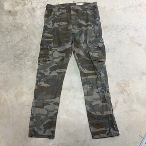 Wrangler Regular Taper Camouflage Cargo‎ Pants Men Size 34x32